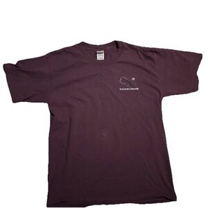 Vintage Nursing Tools of the Trade Medical Graphic T-Shirt Purple Large